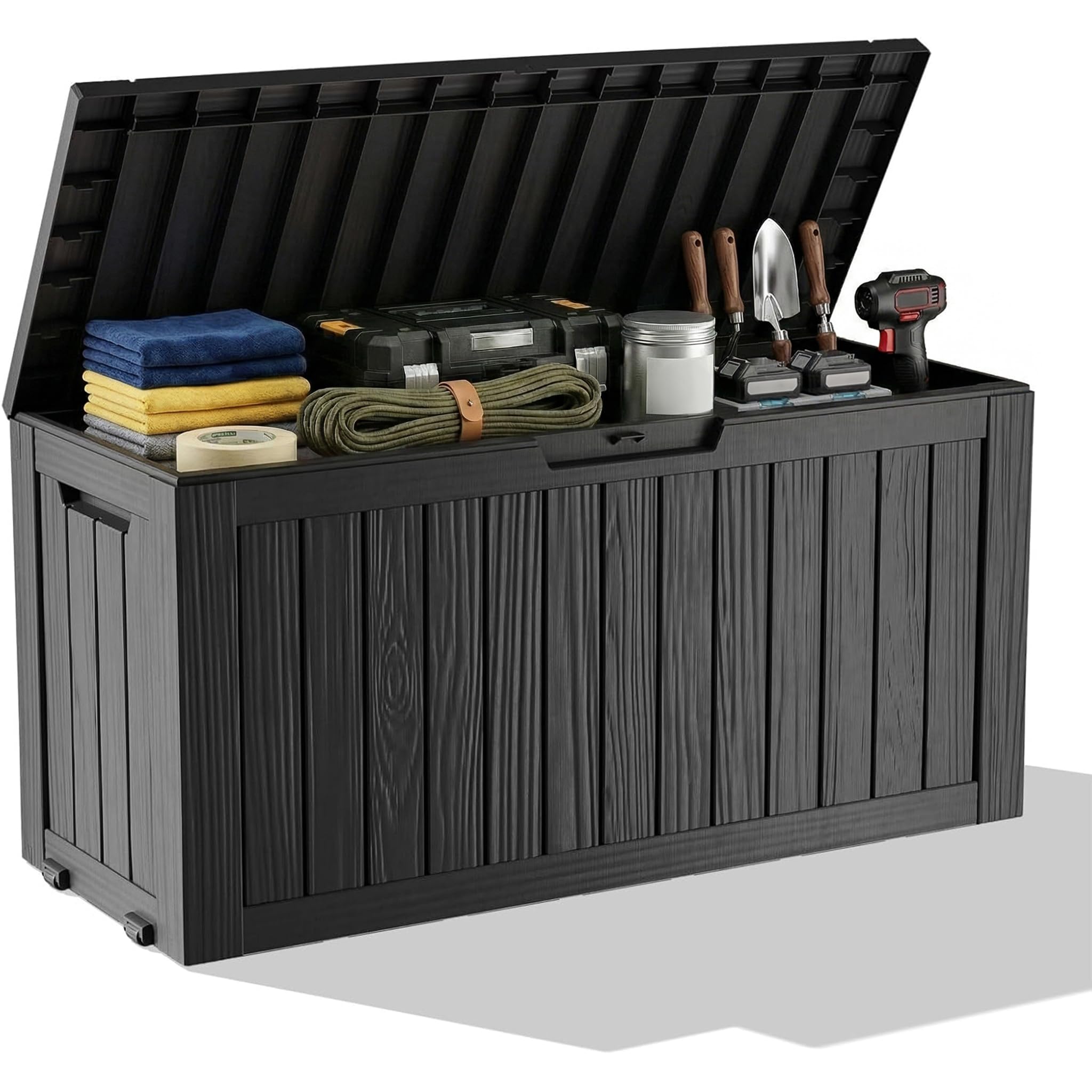 Outdoor Furniture Wood - Уличный водонепроницаемый ящик для хранения из