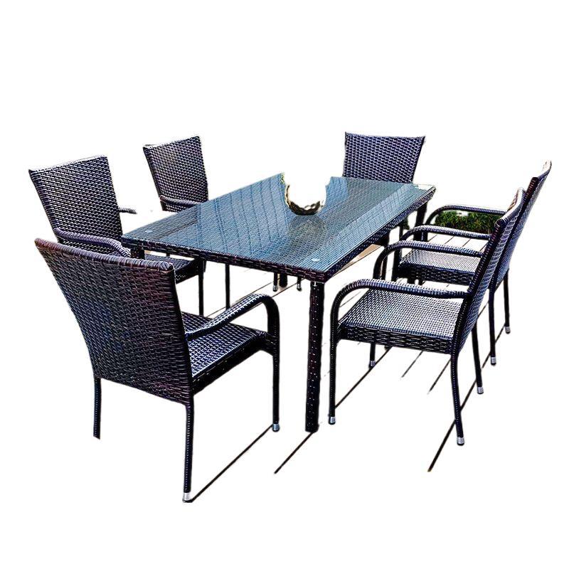 Outdoor Furniture Metal - Столы и стулья из ротанга на
